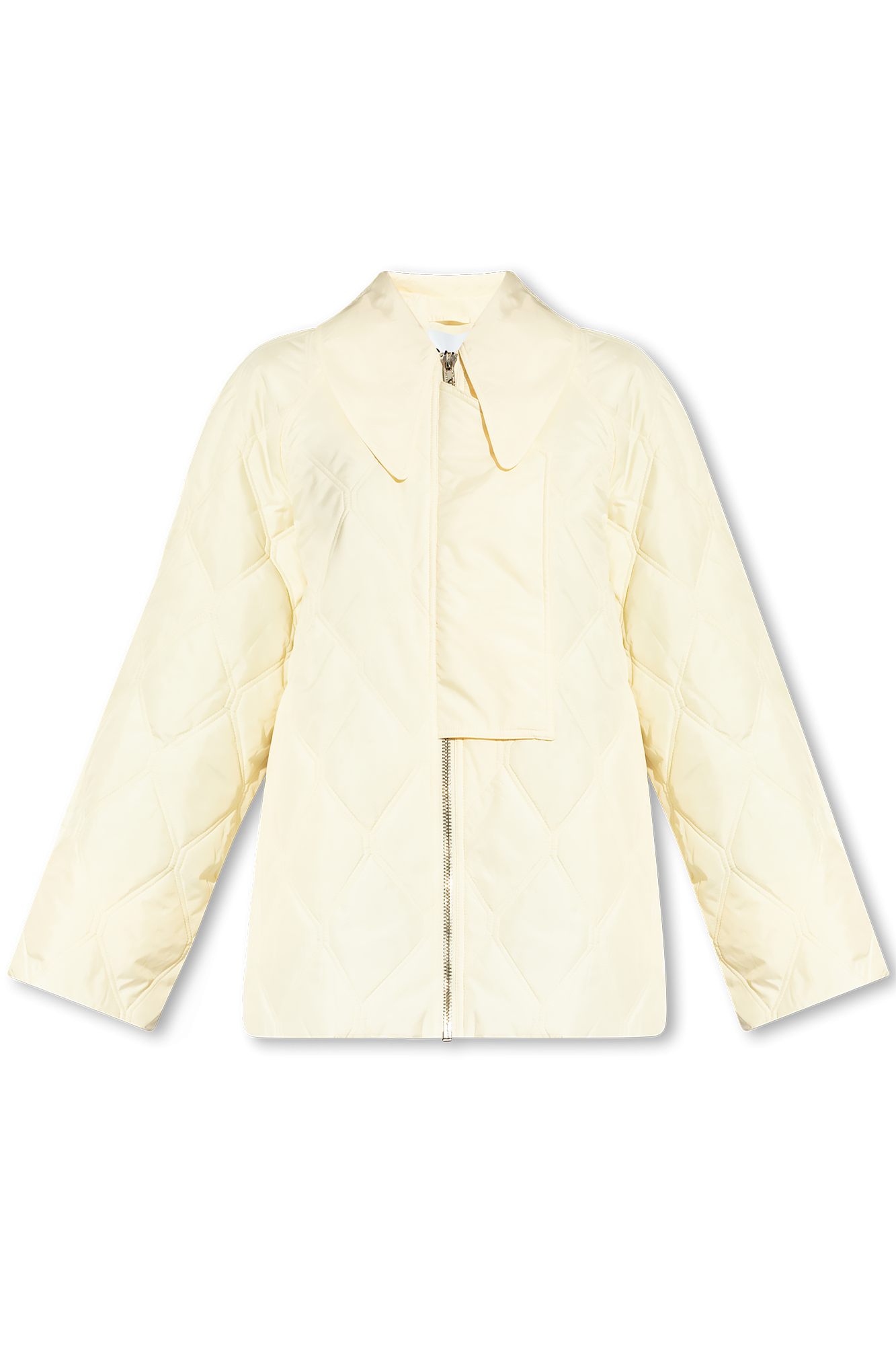 Cream clearance quilted jacket